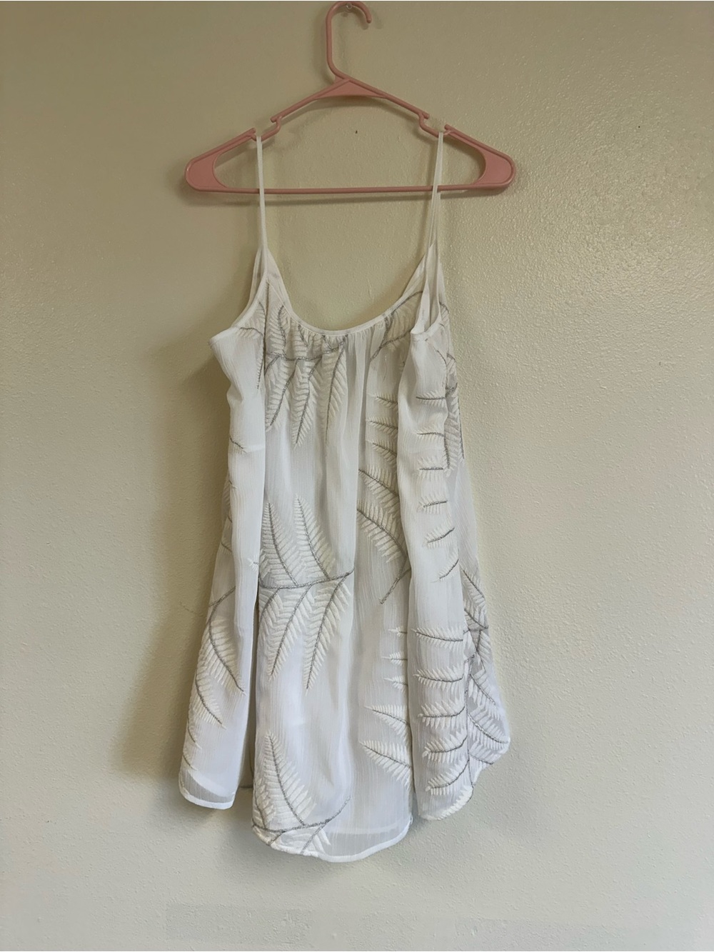 Lovers+Friends Embroidered Leaf Dress